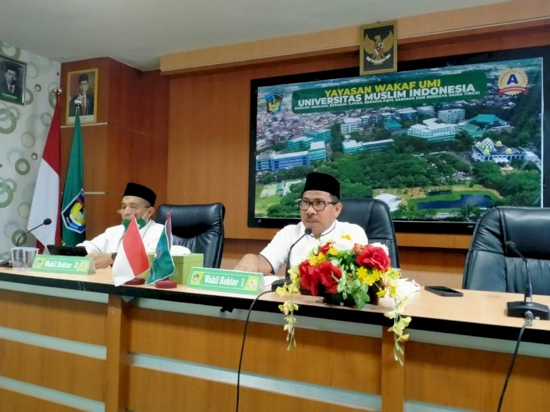 Wakil Rektor I Bidang Akademik dan Pengembangan Sumber Daya Pembelejaran UMI Hanafi Ashad.