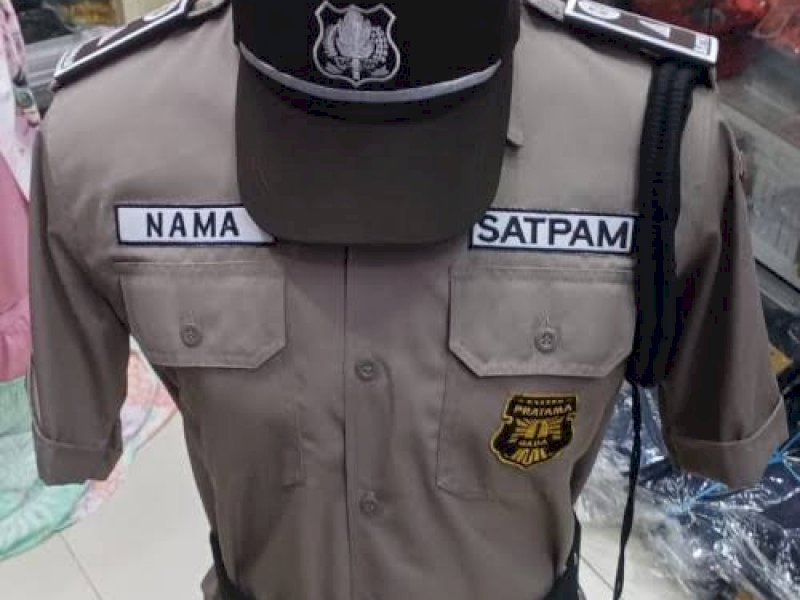 Polri akan mengganti seragam satpam menjadi krem. 