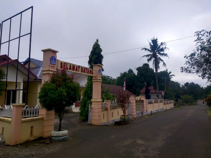 Pemerintah Desa Seberang Kecamatan Lamuru Kabupaten Bone membangun jalan tani. (Ist)