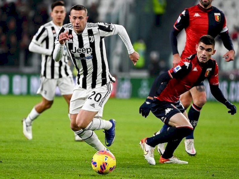 Juventus membenamkan Genoa dengan skor 2-0. (int)