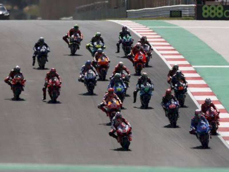 Tes pramusim MotoGP di Sirkuit Mandalika, Jumat (11/2/2022).
