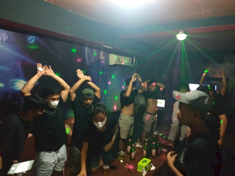 Polres Wajo razia tempat hiburan malam. (Ist)