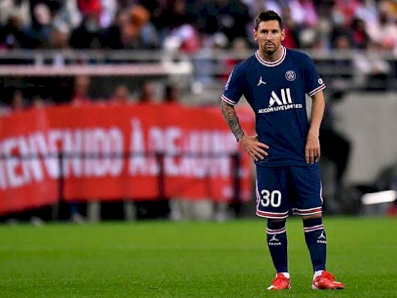 Lionel Messi tampil memble saat PSG ditekuk Real Madrid.  Kekalahan ini membuat Presiden PSG ngamuk. (int) 
