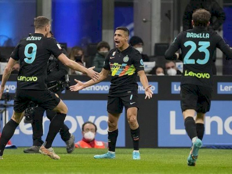 Inter Milan melaju ke semi final Coppa Italia usai mengalahkan AS Roma.