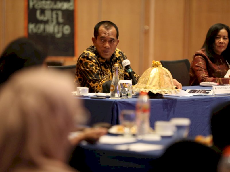 Komsis I DPR RI, saat meminta penjelasan terkait perkembangan migrasi siaran analog ke digital di Sulsel
