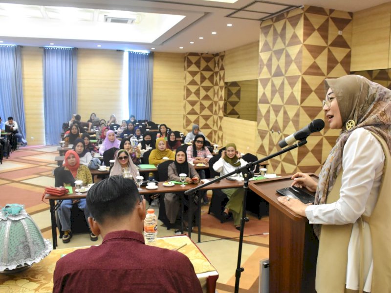Anggota DPRD Kota Makassar, Budi Hastuti menggelar sosialisasi Peraturan Daerah (Perda) Nomor 5 tahun 2019.