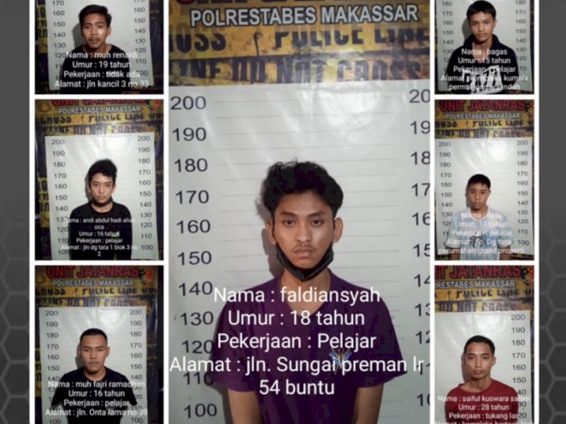 Polisi Gulung Komplotan Begal di Makassar, Semua Anggotanya Pelajar