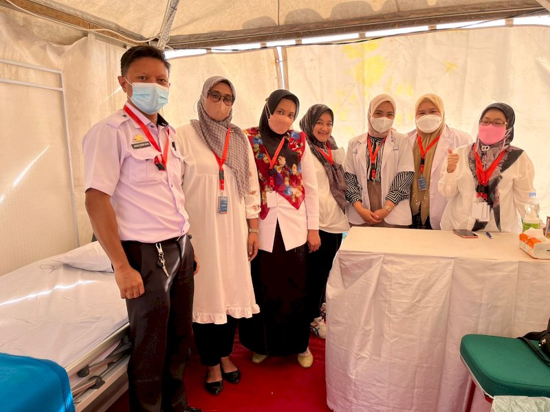 ICU mini disiapkan selama Makassar F8 berlangsung, guna mengantisipasi pengunjung yang sakit.