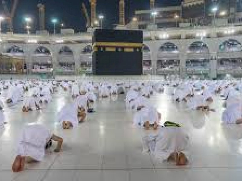 Suasana umrah di masa pandemi. (Foto: Int)