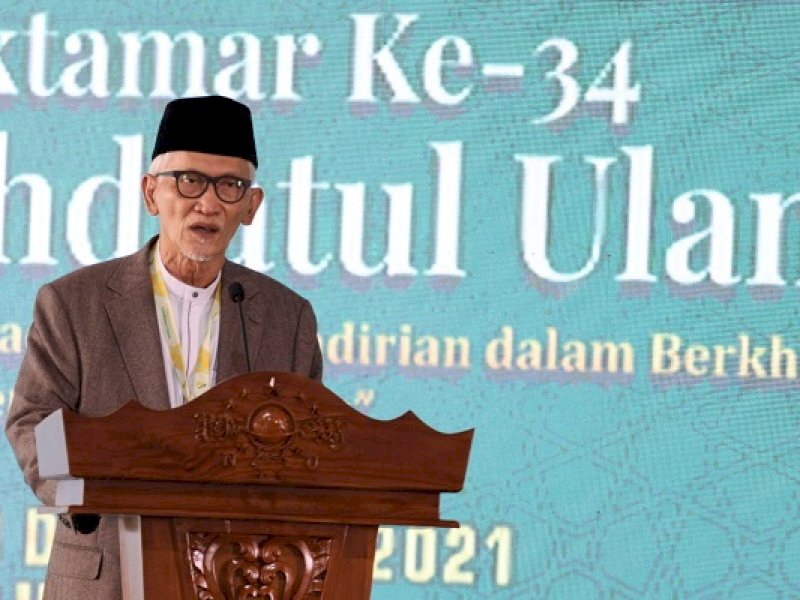 KH Miftachul Akhyar mundur dari Ketua Umum MUI. (Int)