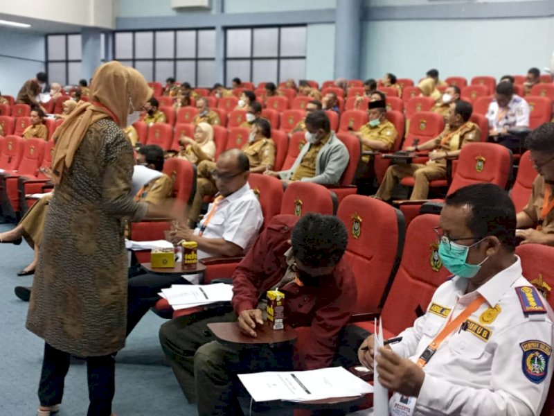Suasana seleksi lelang jabatan Pemkot Makassar. (Foto: Ist)