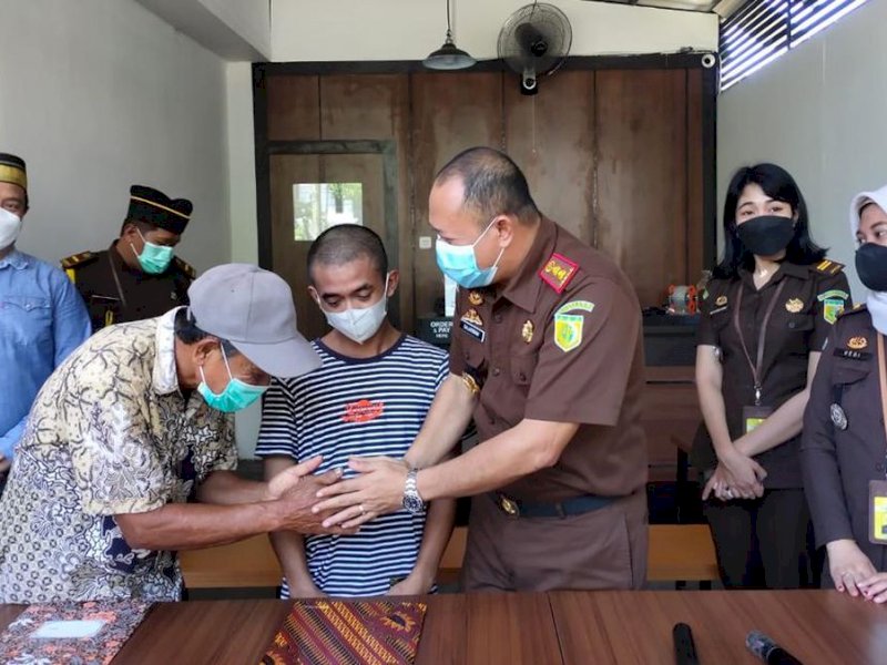 Restorative justice kasus pencurian motor di Kejaksaan Takalar Sulsel. (Ist)