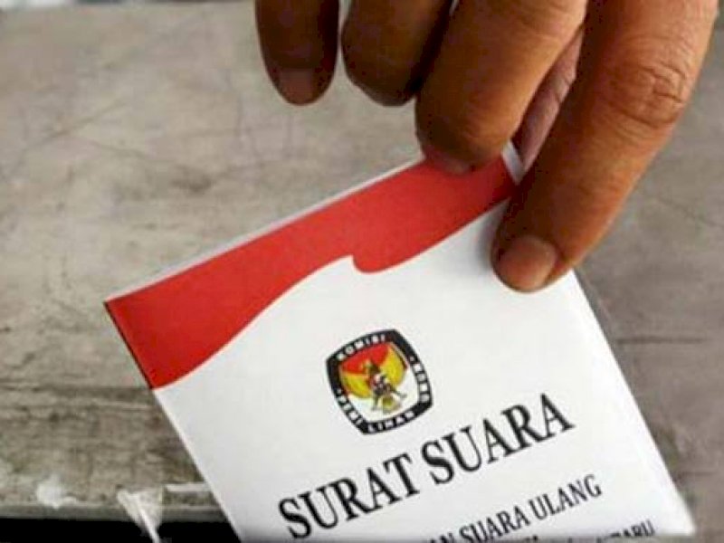 Ilustrasi surat suara. (Foto: Int)