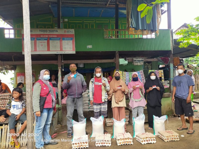 BNI Wilayah 07 mempercepat penyaluran bansos ke masyarakat. 