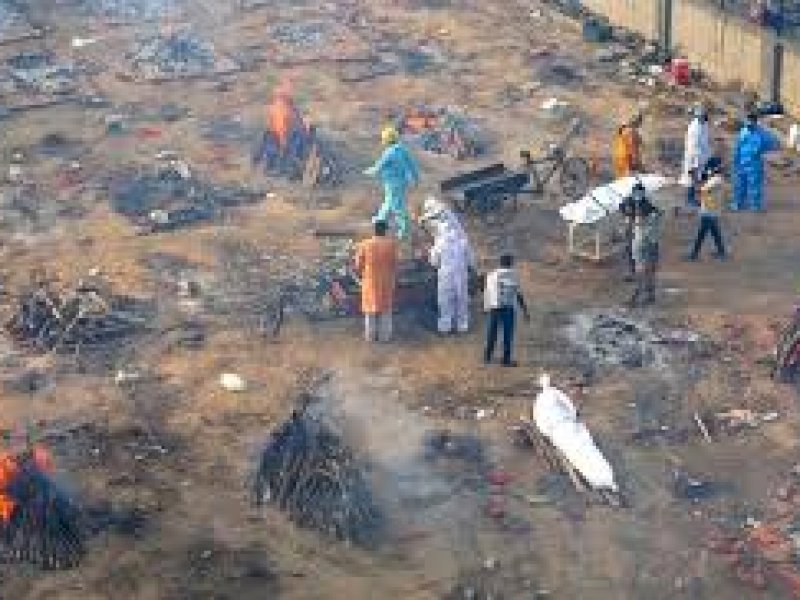 Hari ini 3.645 orang meninggal akibat Corona di India. (int) 