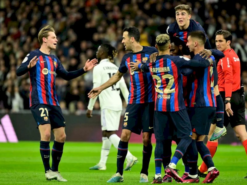 Tim Barcelona batal menghadapi Juventus di turnamen pramusim. (int) 