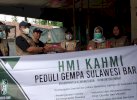  HMI Badko Sulselbar dan KAHMI Bantu Korban Gempa Sulbar