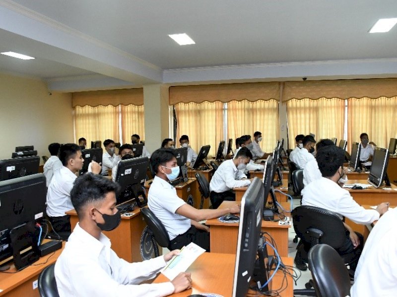 Pelaksanaan Tes SKD Sipencatar 2021 di BKN Makassar 