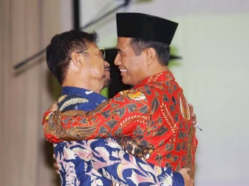 Syahrul Yasin Limpo dan Amran Sulaiman. (int) 