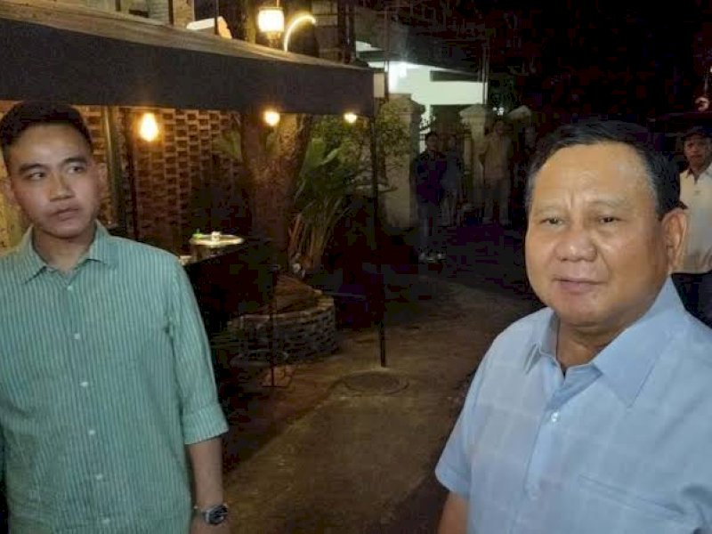 Prabowo Subianto dan Gibran Rakabuming (int) 