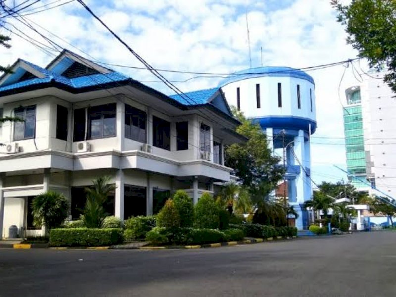 Kantor Perumda Air Minum (PDAM) Kota Makassar. 