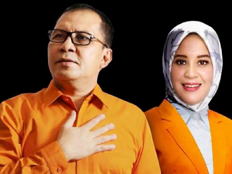 Pasangan Danny Pomanto-Fatmawati.