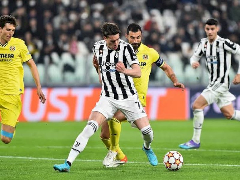 Juventus tersingkir dari Liga Champions setelah kalah 0-3 dari Villarreal. (int) 