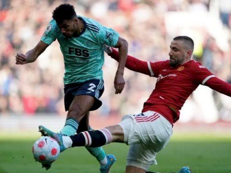 MU ditahan Leichester City 1-1 dalam lanjutan Liga Inggris dini hari tadi. (int) 