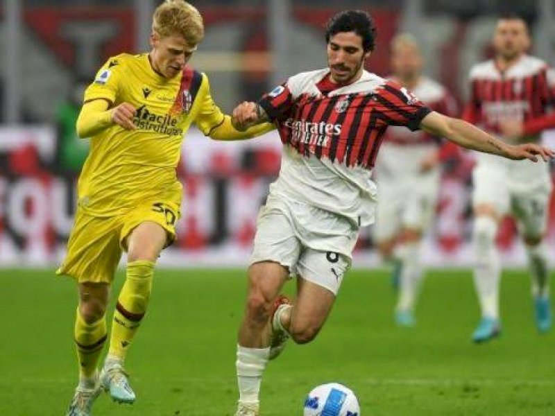 AC Milan bermain seri tanpa gol saat menjamu Bologna dini hari tadi. (int) 