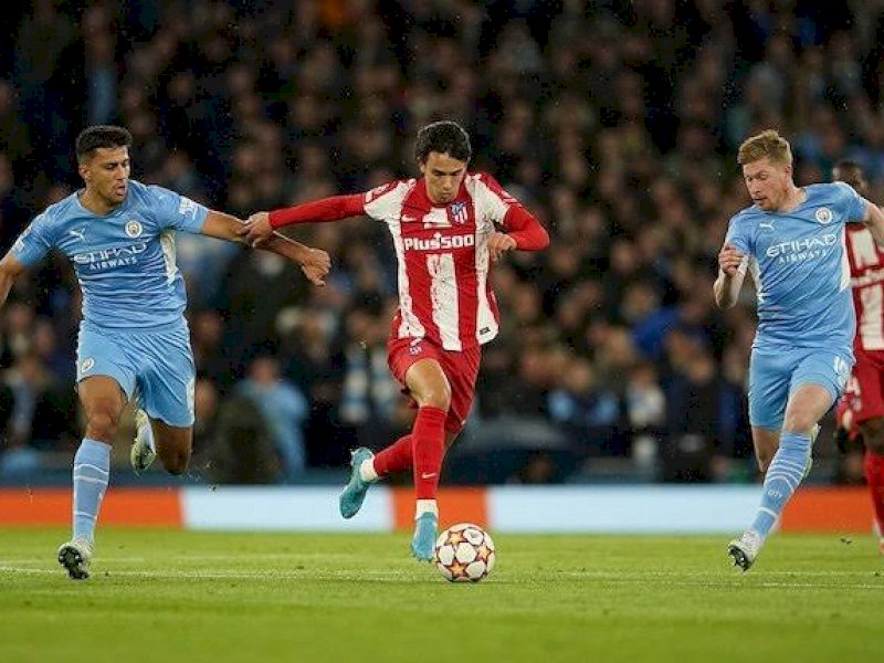 Manchester City hany bisa menang 1-0 atas Atletico Madrid dini hari tadi. (int) 