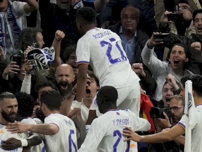 Real Madrid melaju ke babak final usai mengalahkan Manchester City 3-1 dini hari tadi. (int) 