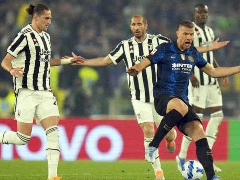 Inter Milan menjuarai Coppa Italia usai mengalahkan Juventus 4-2. (int) 
