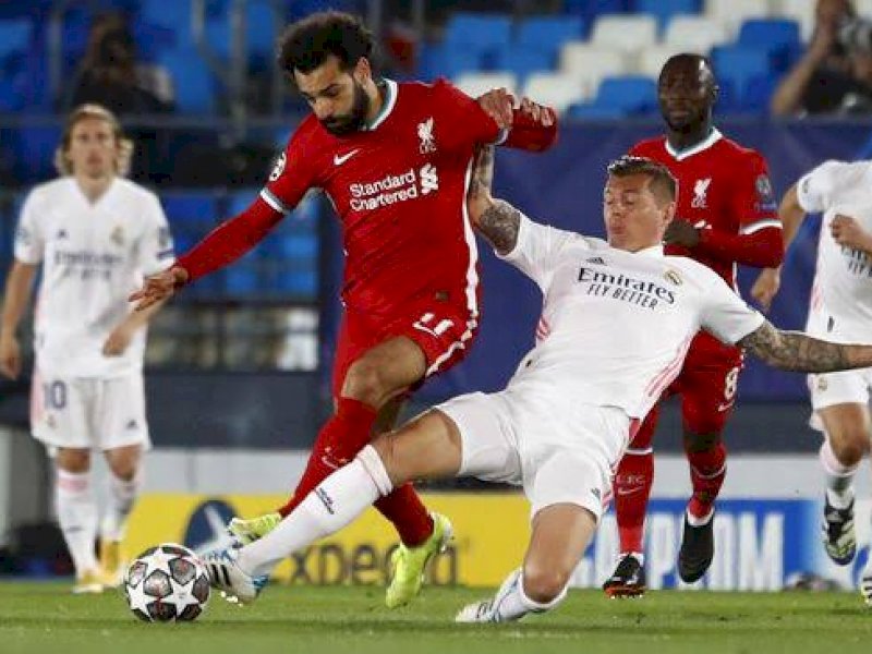 Liverpool akan bertemu Real Madrid di final Liga Champions, Minggu dini hari (29/5/2022).