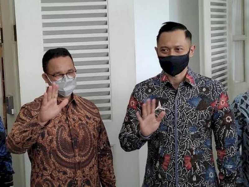 Anies Baswedan dan AHY bertemu beberapa waktu lalu. 