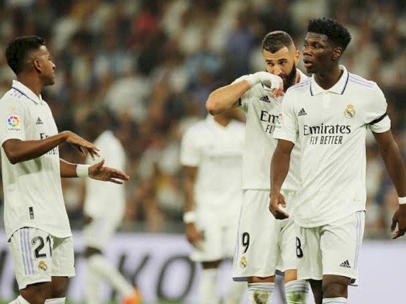 Real Madrid gagal meraih poin sempurna saat menjamu Osasuna. (int) 