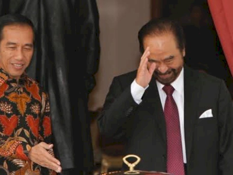 Presiden Joko Widodo dan Surya Paloh. (int)