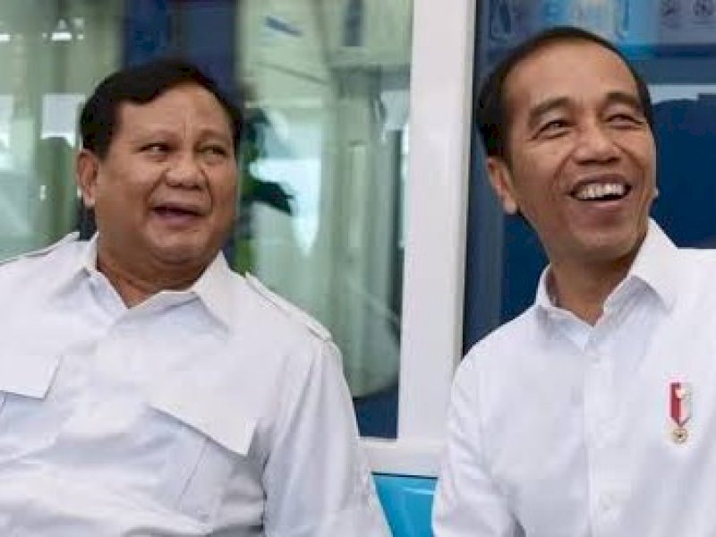Salah satu momen pertemuan Jokowi dan Prabowo.