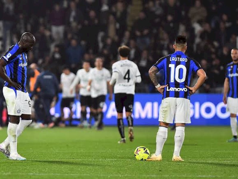 Inter Milan membawa pulang hasil minor dalam lawatan ke kandang Spezia. (int)