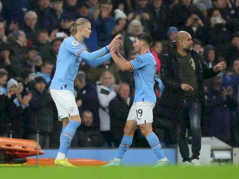 Manchester City kini merebut puncak klasemen dari Arsenal. (int)