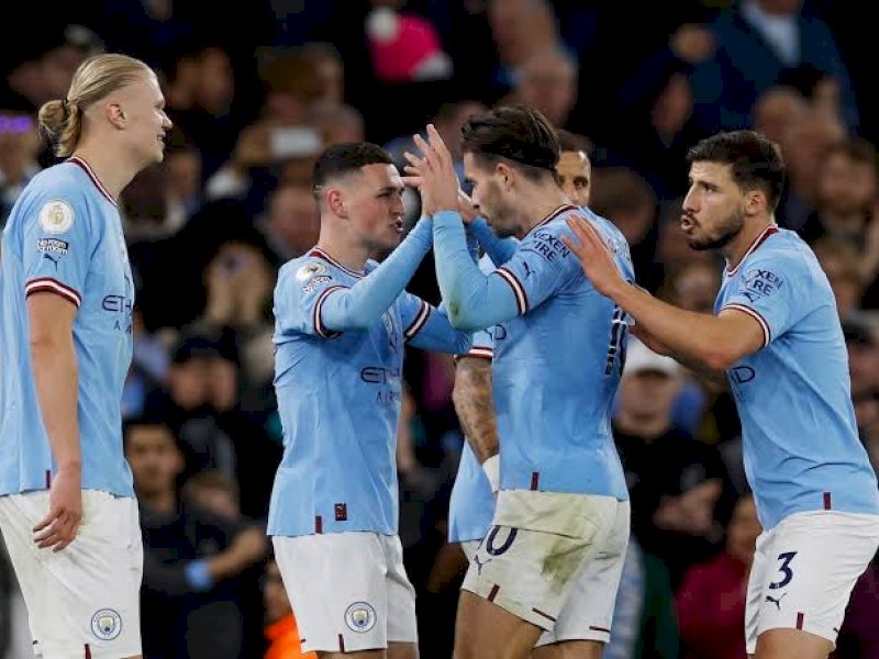 Manchester City sedang perkasa tapi bisa tergelincir. (int)