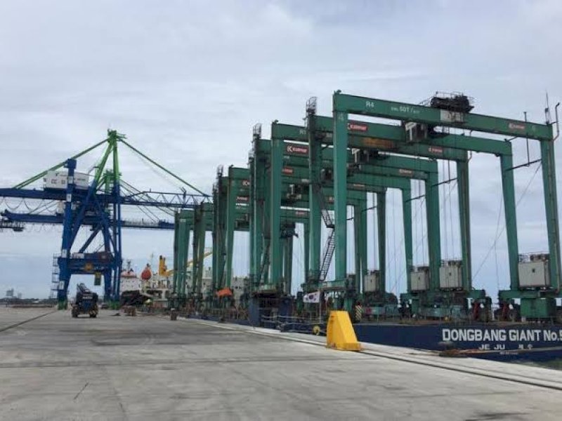Makassar New Port diharap segera rampung. (int) 