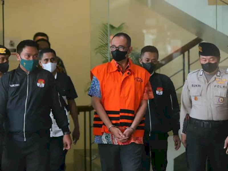 Rafael Alun Trisambodo usai ditetapkan tersangka oleh KPK beberapa waktu lalu. (int) 