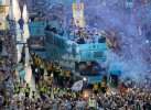 Pesta Treble Winners, Kota Manchester Membiru