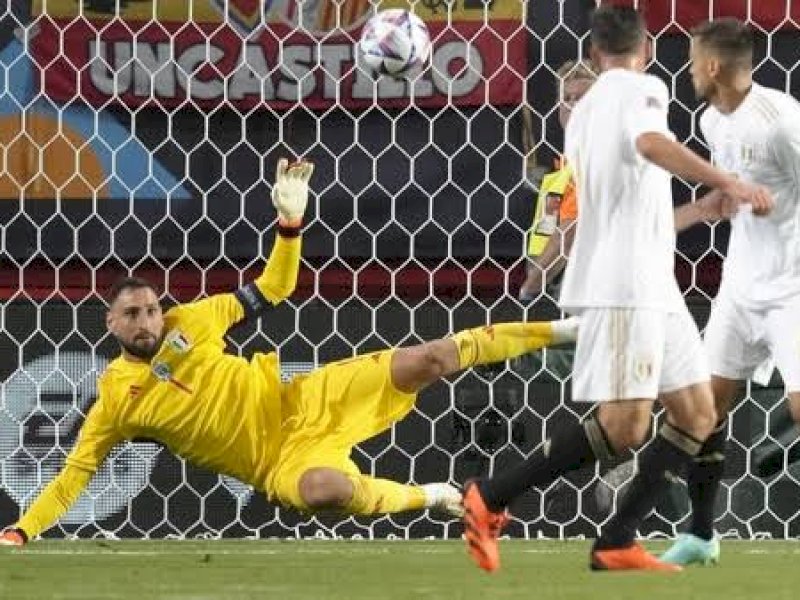 Spanyol melaju ke final UEFA Nations League usai mengalahkan Italia. (int) 