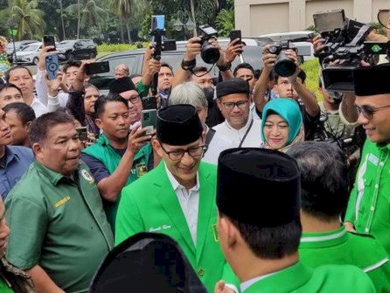 Rapimnas ke VI PPP di Hotel Sultan Jakarta, Sabtu (17/6/2023).