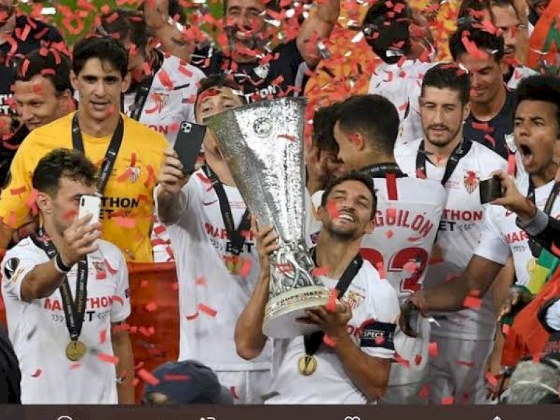 Sevillae menjuarai Liga Europa  2022-2023. 