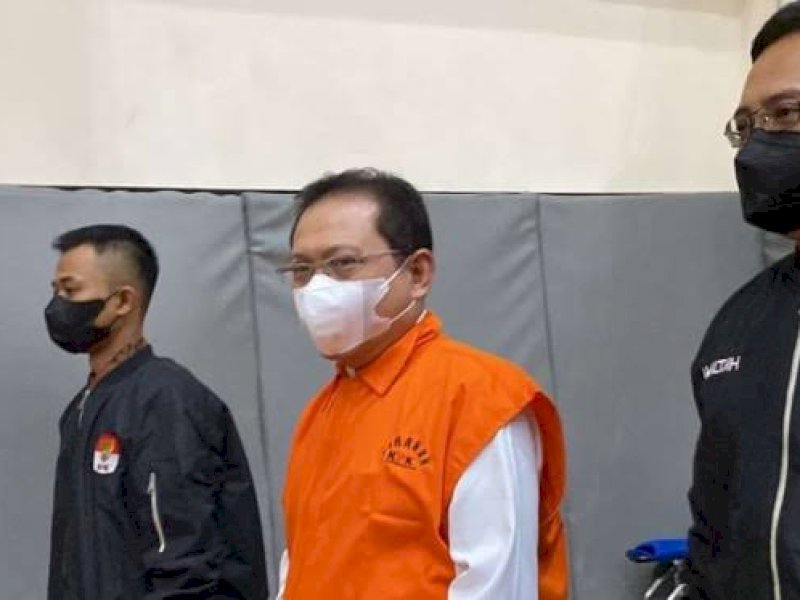 Sekretaris MA Hasbi Hasan resmi ditahan KPK. 