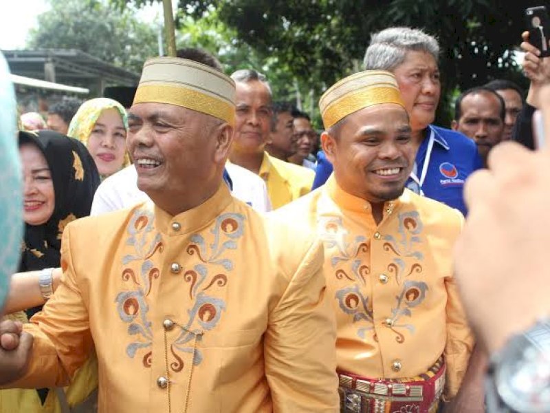 Bupati dan Wabup Enrekang, Muslimin Bando - Asman (int) 