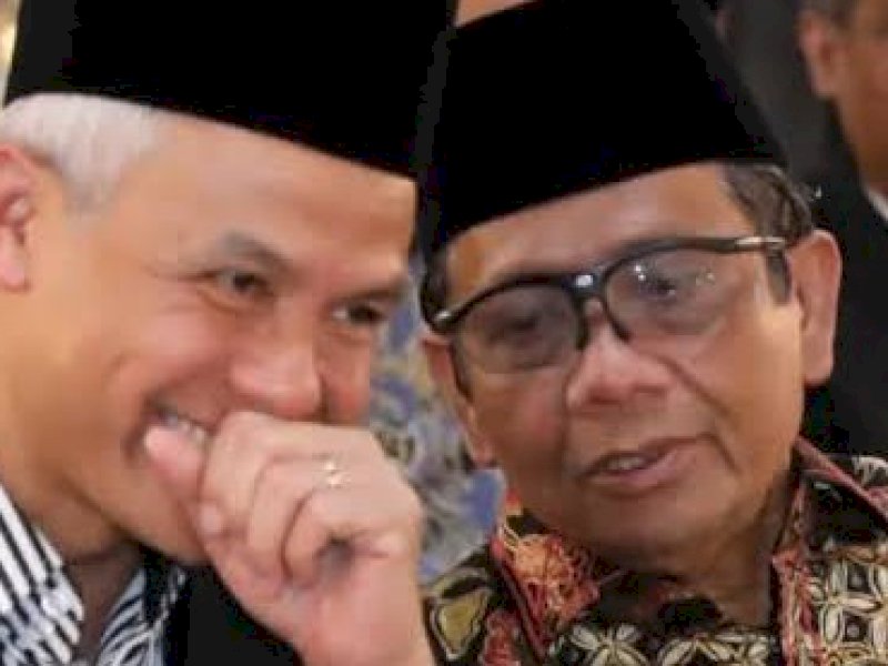 Ganjar Pranowo dan Mahfud MD
