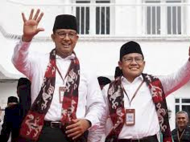 Anies Baswedan dan Muhaimin Iskandar. 